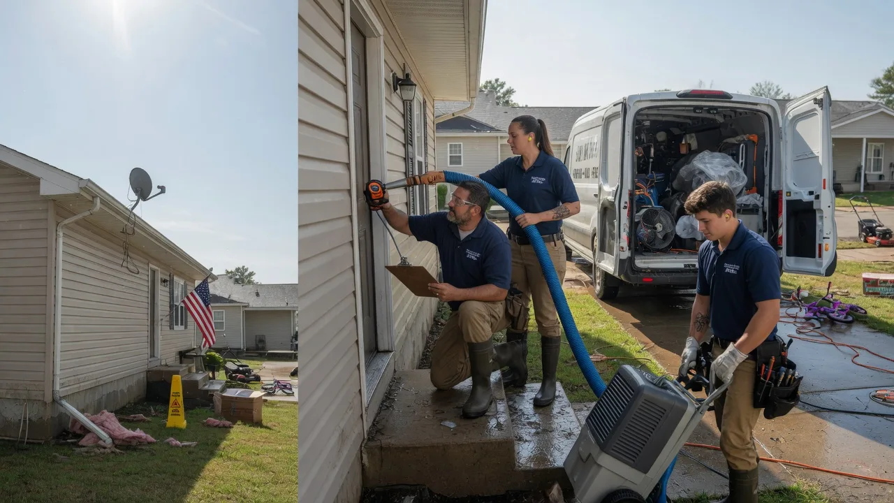 Ceiling Water Damage Restoration in Robinson, KS near me